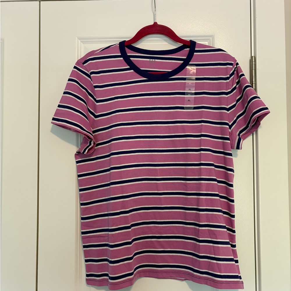 NWOT Gap Factory Favorite Stripe Crewneck T Shirt